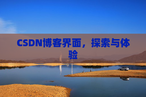 CSDN博客界面，探索与体验